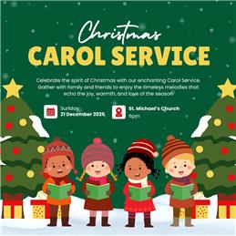Carol Service - 21st Dec 6pm