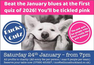 Quiz Night - 24th Jan 7pm