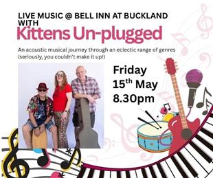 Live Music - 15th May 8.30pm