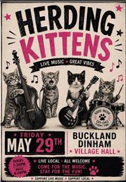 Herding Kittens  - 29th May 7.30pm